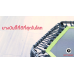 Hexagon Trampoline 50 นิ้ว Green #SuperBurn ไม่ต้องประกอบแกะกล่องใช้งานได้เลย